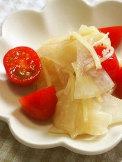 プチトマトと大根の生姜ナムル♪-レシピのメイン写真