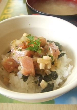 ディアボラで洋風まぐろ丼-レシピのメイン写真