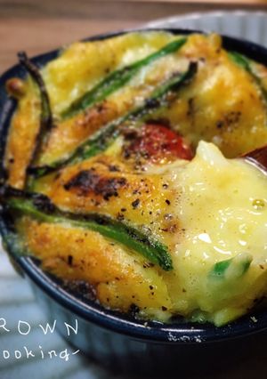 とろもち〜美味♡ヘルシー豆腐長芋グラタン-レシピのメイン写真