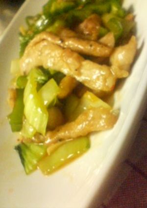 ゴハンがすすむ☆青菜の豚肉炒め-レシピのメイン写真