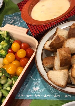 みんなで楽しい！チーズフォンデュ-レシピのメイン写真