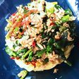 簡単激うまぁなツナとほうれん草のパスタ