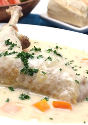 ホロホロ鳥のクリーム煮-レシピのメイン写真