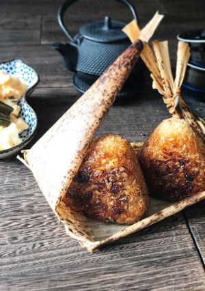 簡単型崩れナシ♡バター醤油の焼きおにぎり-レシピのメイン写真