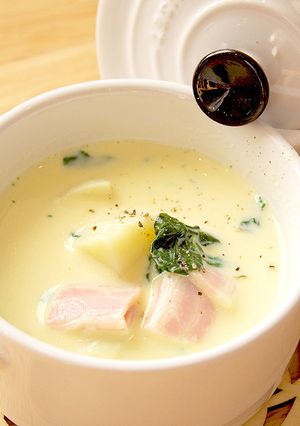 あっという間のコーンと野菜たっぷりスープ-レシピのメイン写真