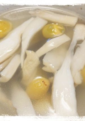 簡単時短☆エリンギと銀杏のスープ-レシピのメイン写真