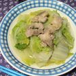ヘルシーな白菜と鶏の重ね蒸し♪