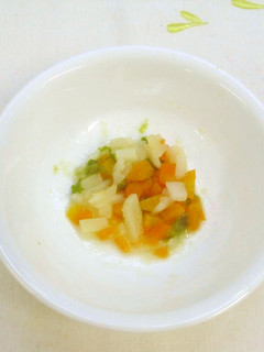【離乳食中期】コロコロ野菜の煮物-レシピのメイン写真