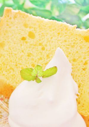 コーンペーストのシフォンケーキ-レシピのメイン写真