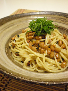 ☆★お茶漬け納豆パスタ★☆-レシピのメイン写真