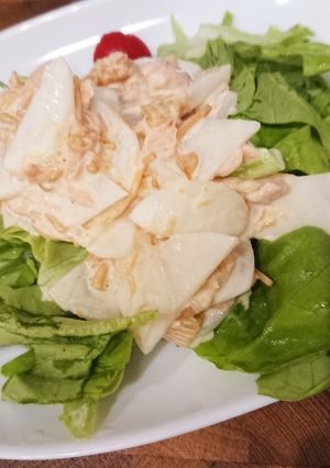 なめたけツナマヨネーズのかぶサラダ-レシピのメイン写真
