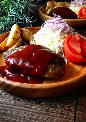 こねない簡単ふっくら美味しいハンバーグ-レシピのメイン写真