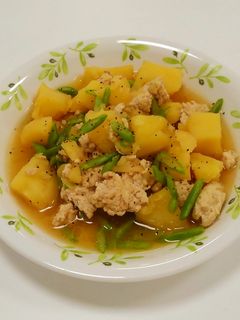 【地場農産物】じゃが芋のそぼろ煮-レシピのメイン写真