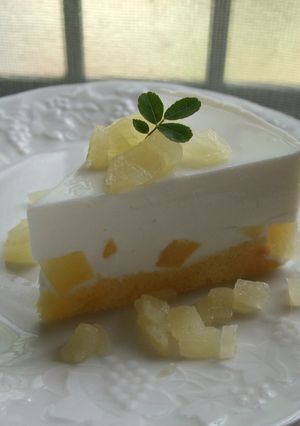 レアチーズ風 ヨーグルトケーキ-レシピのメイン写真