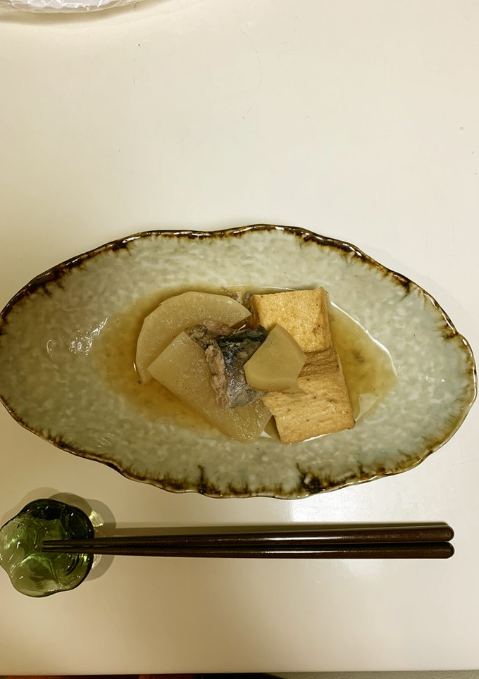 サバ缶と大根と厚揚げの煮物（炊飯器調理）-レシピのメイン写真
