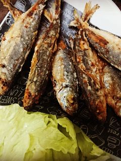 ただの鯵の素揚げ。-レシピのメイン写真