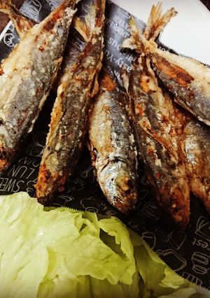 ただの鯵の素揚げ。-レシピのメイン写真