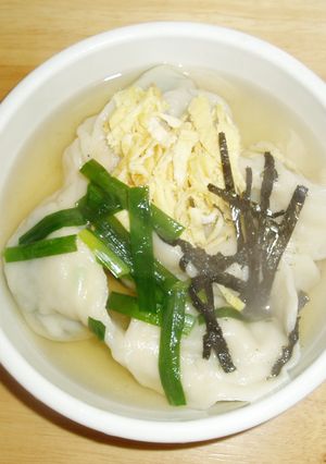 ワンタンー温州菜肉大饂飩-レシピのメイン写真