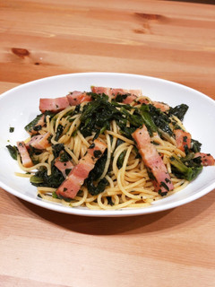 ほうれん草とベーコンのスパゲティ-レシピのメイン写真