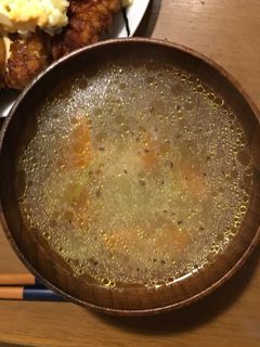 鶏団子の茹で汁で!絶品鶏団子スープ-レシピのメイン写真