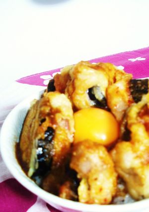簡単♪マイウ~♪ナスと豚肉のバリューム丼-レシピのメイン写真