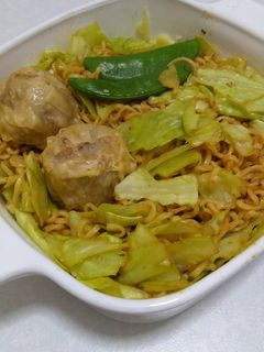 ごま香るキャベツの混ぜそば-レシピのメイン写真