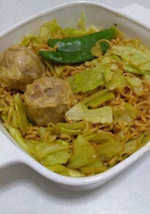 ごま香るキャベツの混ぜそば-レシピのメイン写真