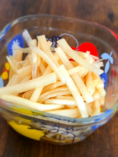 大根の皮で一夜漬け-レシピのメイン写真