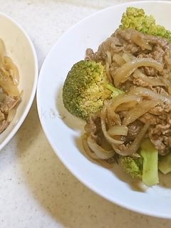 牛肉ブロッコリー炒め-レシピのメイン写真