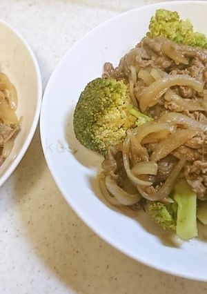 牛肉ブロッコリー炒め-レシピのメイン写真