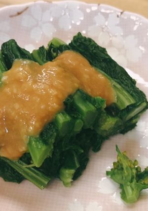 菜の花の辛子味噌-レシピのメイン写真