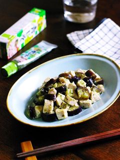鶏胸肉となすのレンチン青じそ和え-レシピのメイン写真