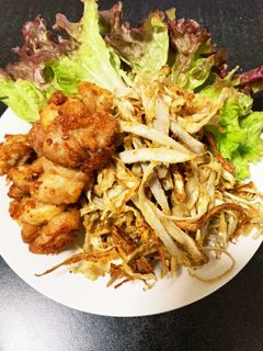 鶏肉とごぼうの唐揚げ-レシピのメイン写真