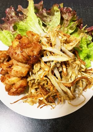 鶏肉とごぼうの唐揚げ-レシピのメイン写真