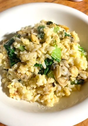 アサリとチンゲン菜のチャーハン-レシピのメイン写真