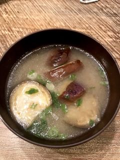 ごま油が決めて!簡単!ナスのお味噌汁!!-レシピのメイン写真