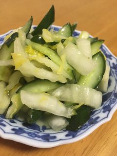 簡単浅漬け☆柚子胡椒風味-レシピのメイン写真
