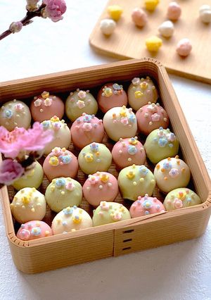 材料3つ！クリチクッキーボール*雛祭りに-レシピのメイン写真