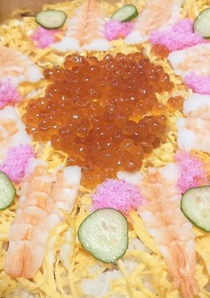 ひな祭りに♪黄金比率のちらし寿司-レシピのメイン写真