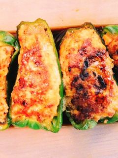 ピーマンの肉詰め-レシピのメイン写真