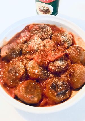簡単揚げないコフタ(スパイシー肉ダンコ)-レシピのメイン写真
