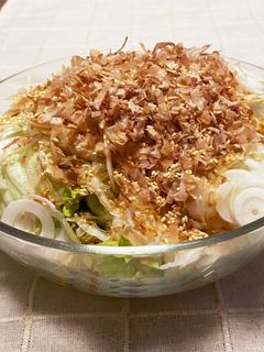 ☆大量消費♪レタス・玉ねぎの和風サラダ☆-レシピのメイン写真