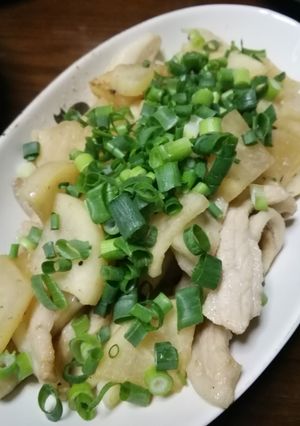豚トロ大根のポン酢炒め-レシピのメイン写真