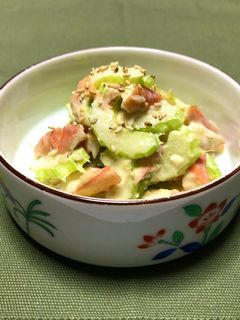 セロリとカニカマの和風マヨサラダ-レシピのメイン写真