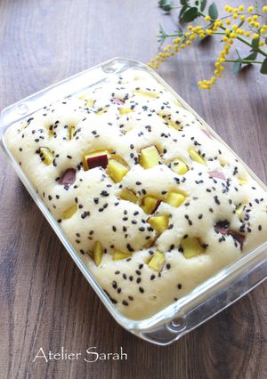春スイーツ♪さつまいもの蒸しパン-レシピのメイン写真