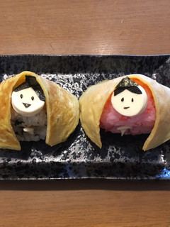 桃の節句!お雛様おにぎり-レシピのメイン写真