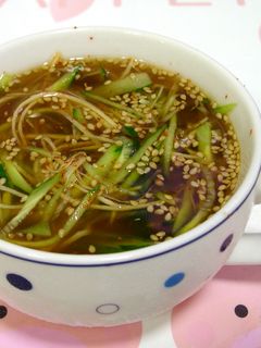 きゅうりの★さっぱりピリ辛★冷たいスープ-レシピのメイン写真