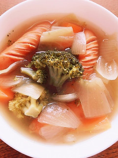 簡単あったか野菜たっぷりコンソメスープ-レシピのメイン写真