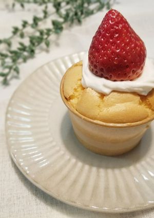 カップシフォンケーキ【お花見 ピクニック-レシピのメイン写真