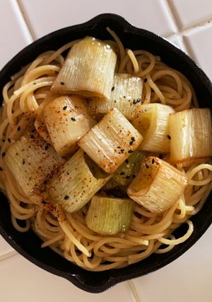 ごろごろネギのペペロン風-レシピのメイン写真